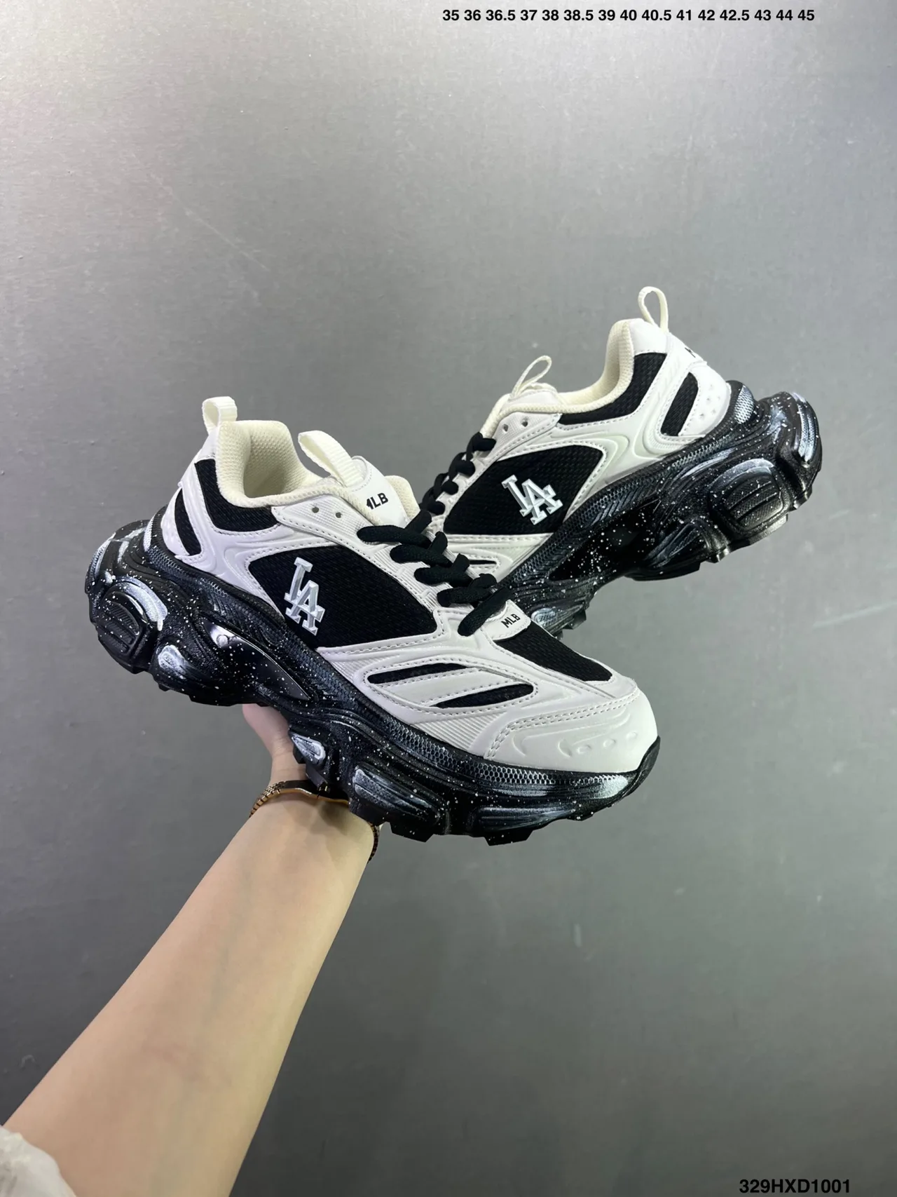 MLB LA Chunky Sneakers in White · view 5
