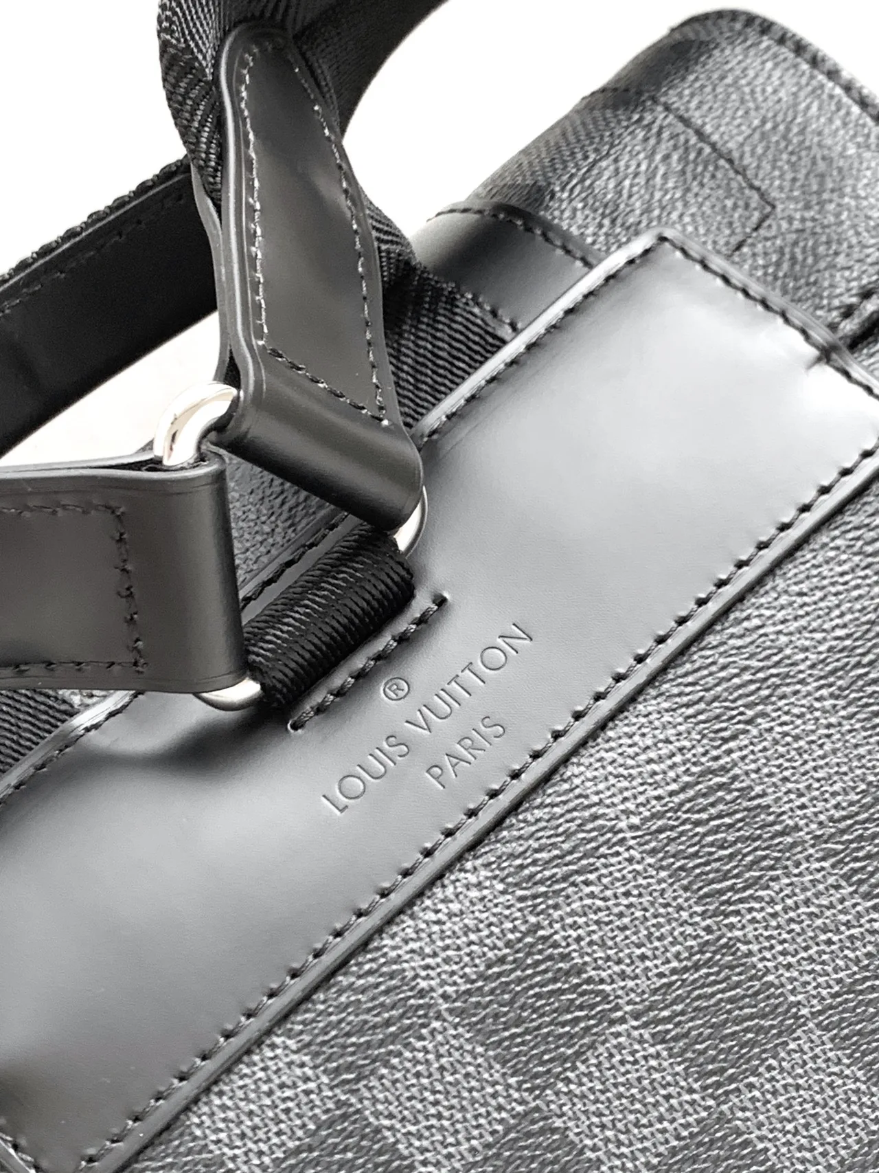 Louis Vuitton Check Backpack in Grey · view 7
