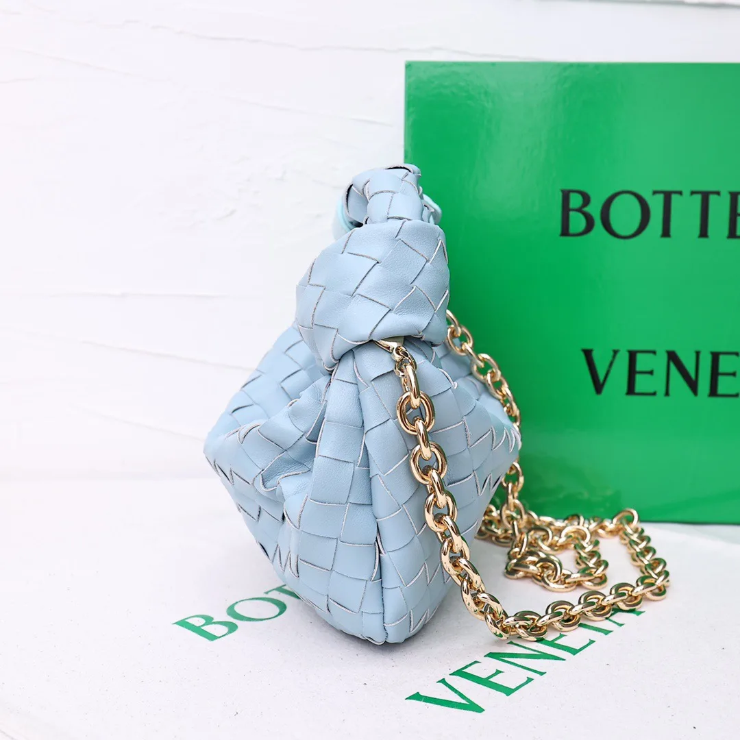 Bottega Veneta Woven Hobo Bag in Blue · view 3