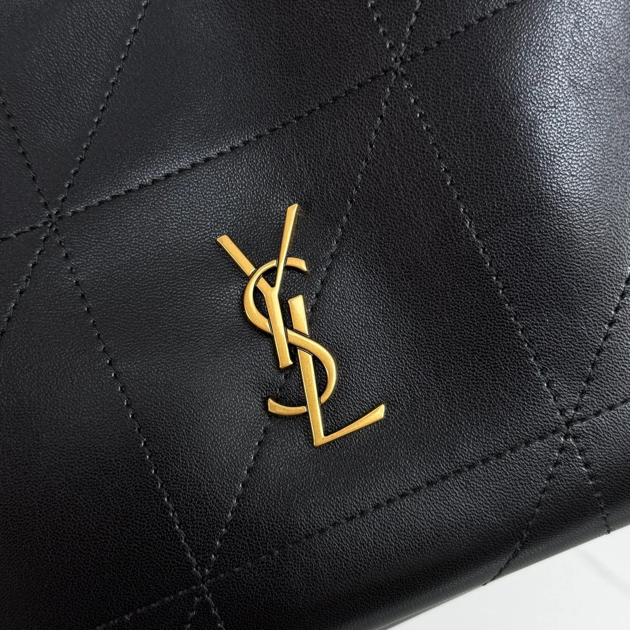 Saint Laurent Quilted Crossbody Bag in Black · view 8