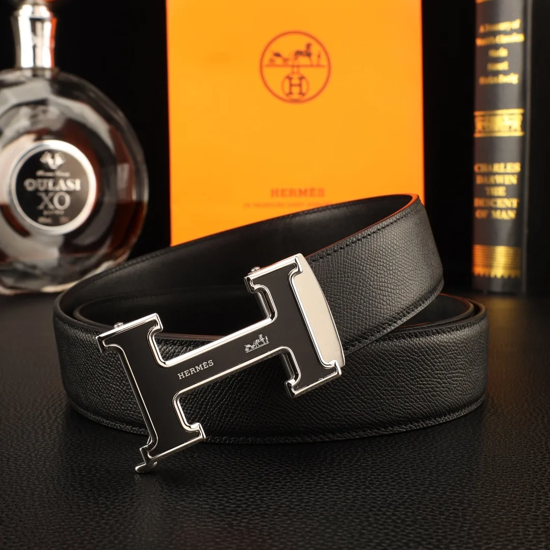 Hermes Automatic Belt in Black · view 1