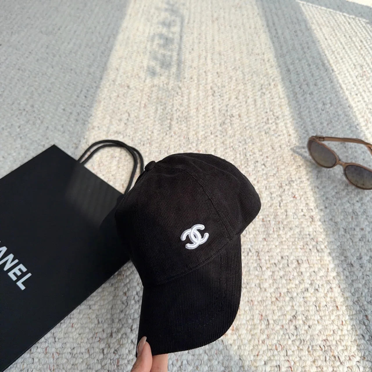 Chanel Baseball Cap in Black · view 2