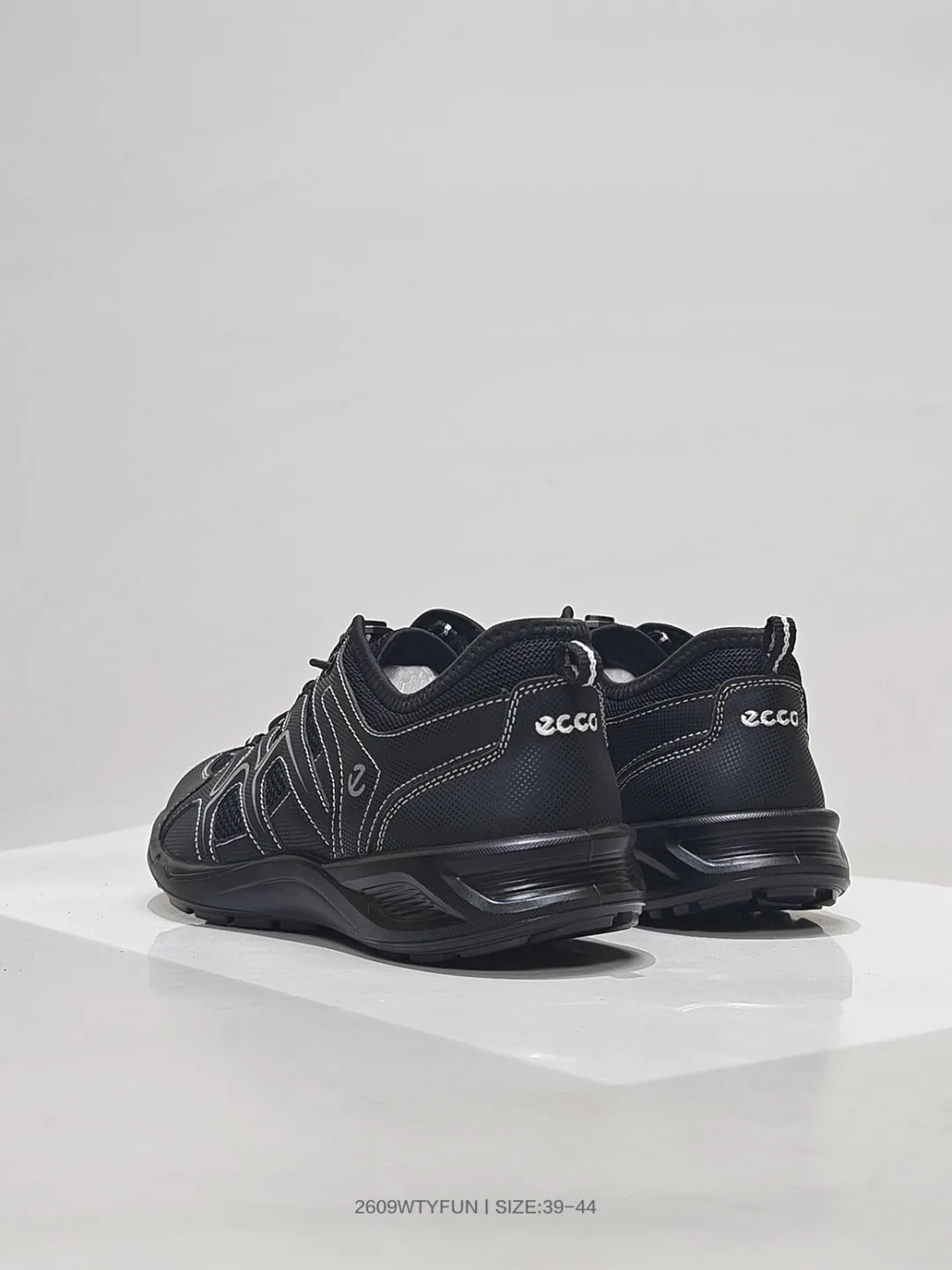 ECCO Lace-Up Sneakers in Black · view 6