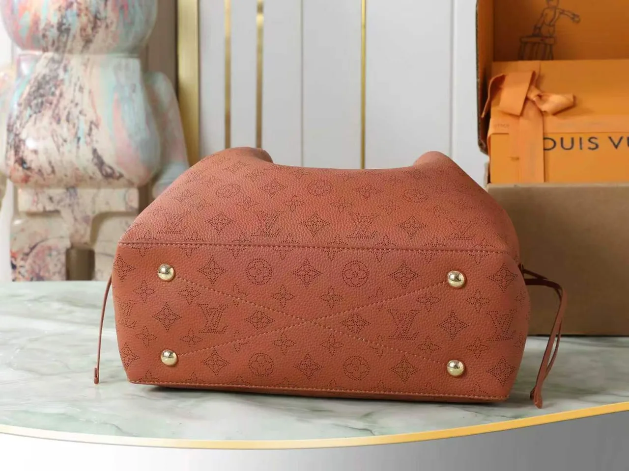 Louis Vuitton Leather Crossbody Bag in Brown · view 4