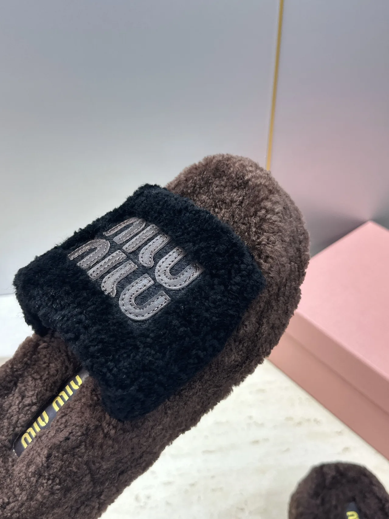 Miu Miu Slippers in Brown · view 7