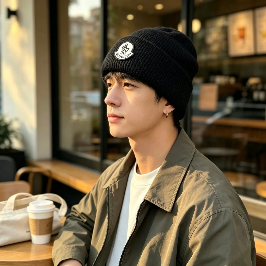 Moncler Beanie in Black · view 2