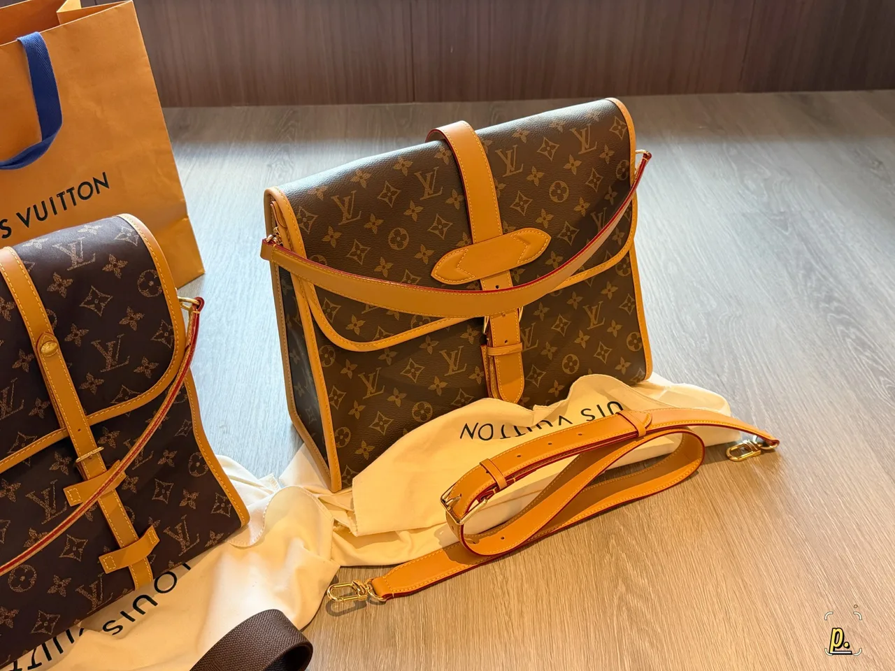 Louis Vuitton Smooth Crossbody Bag in Brown · view 2
