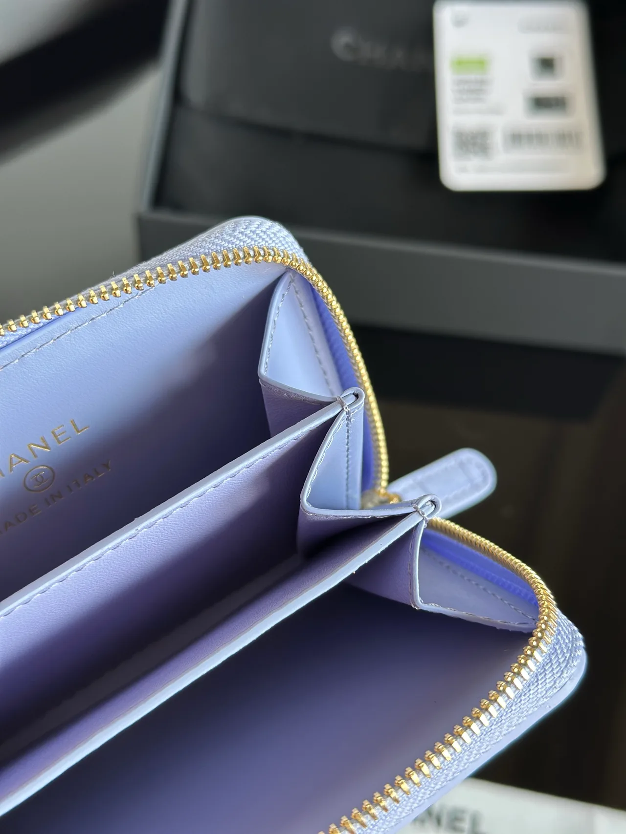 Chanel Wallet in Purple · view 8