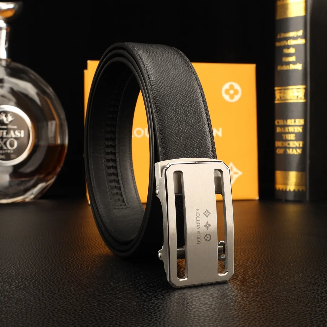 Louis Vuitton Automatic Belt in Black · view 3