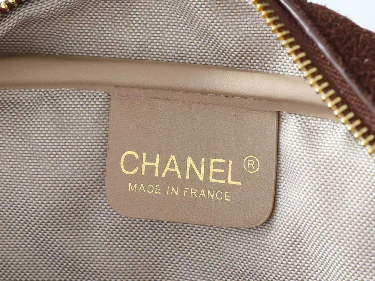 Chanel Quilted Shoulder Bag in Brown · view 8