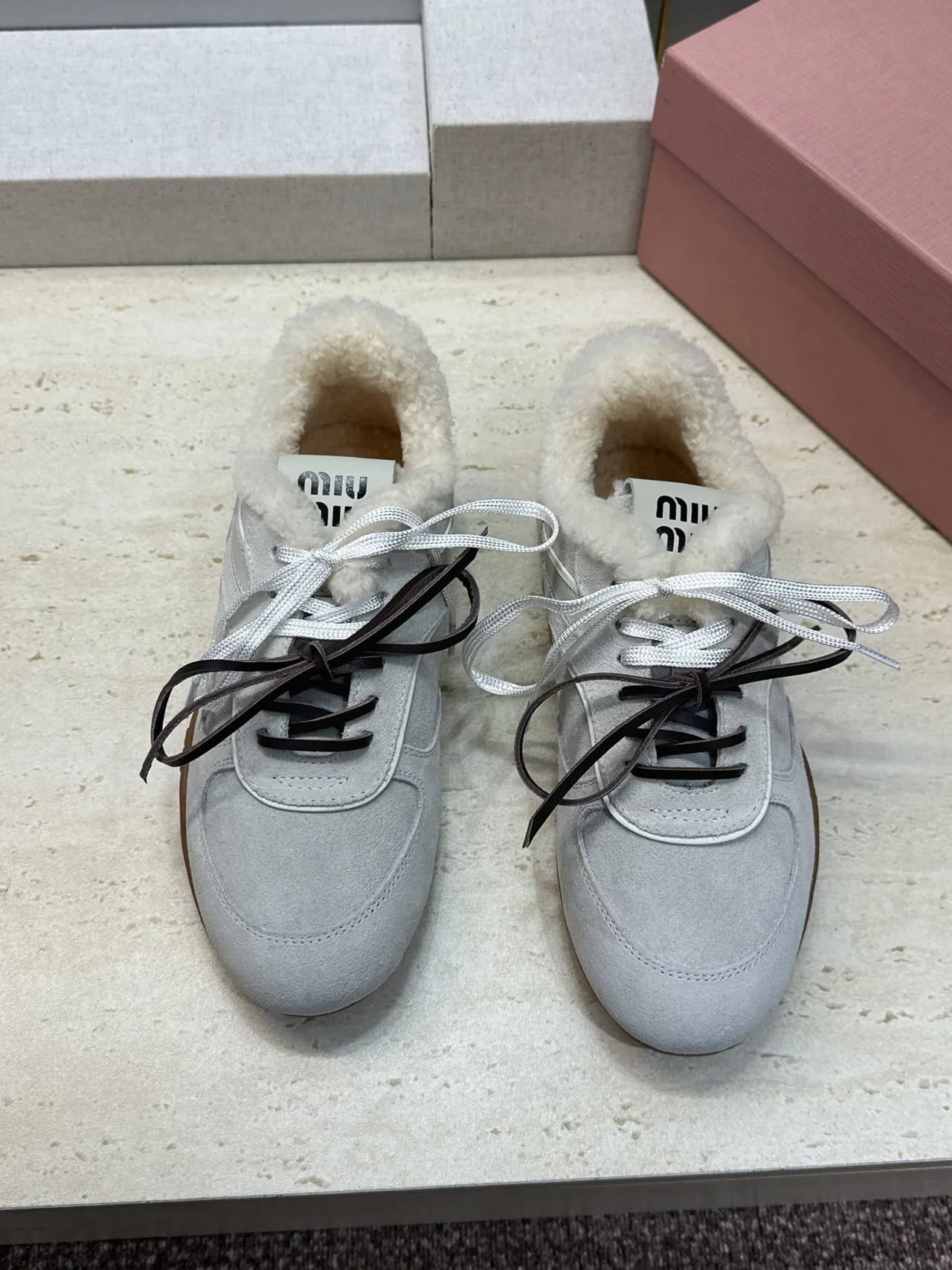 Miu Miu Sneakers in Grey · view 2