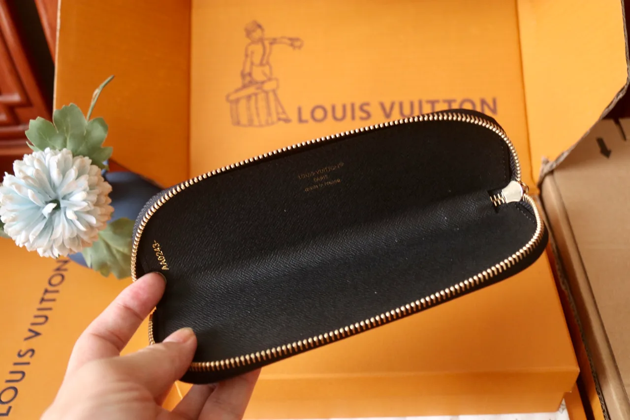 Louis Vuitton Canvas Monogram Pencil Case in Brown · view 7