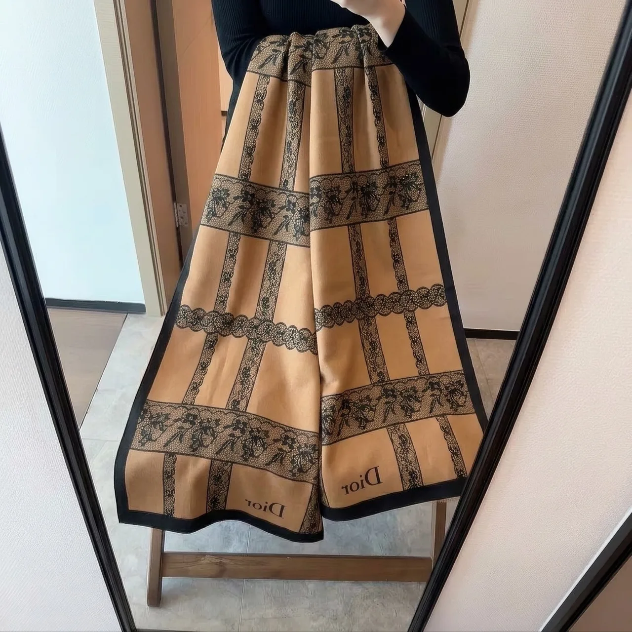 Dior Scarf in Tan · view 7
