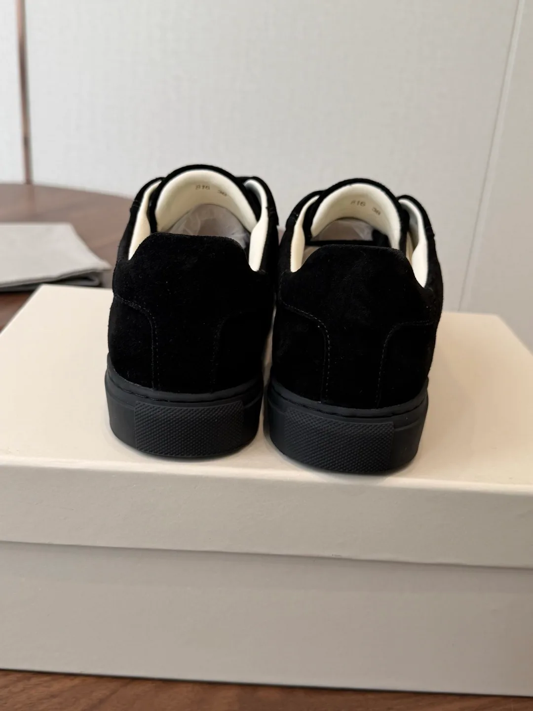Brunello Cucinelli Cowhide Suede Lined Sneakers in Black · view 8