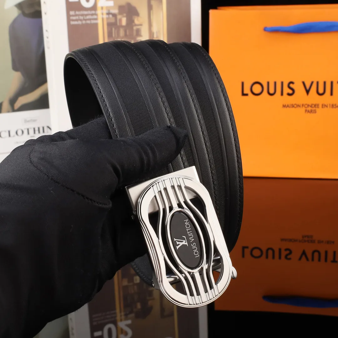 Louis Vuitton Damier Automatic Belt in Black · view 5