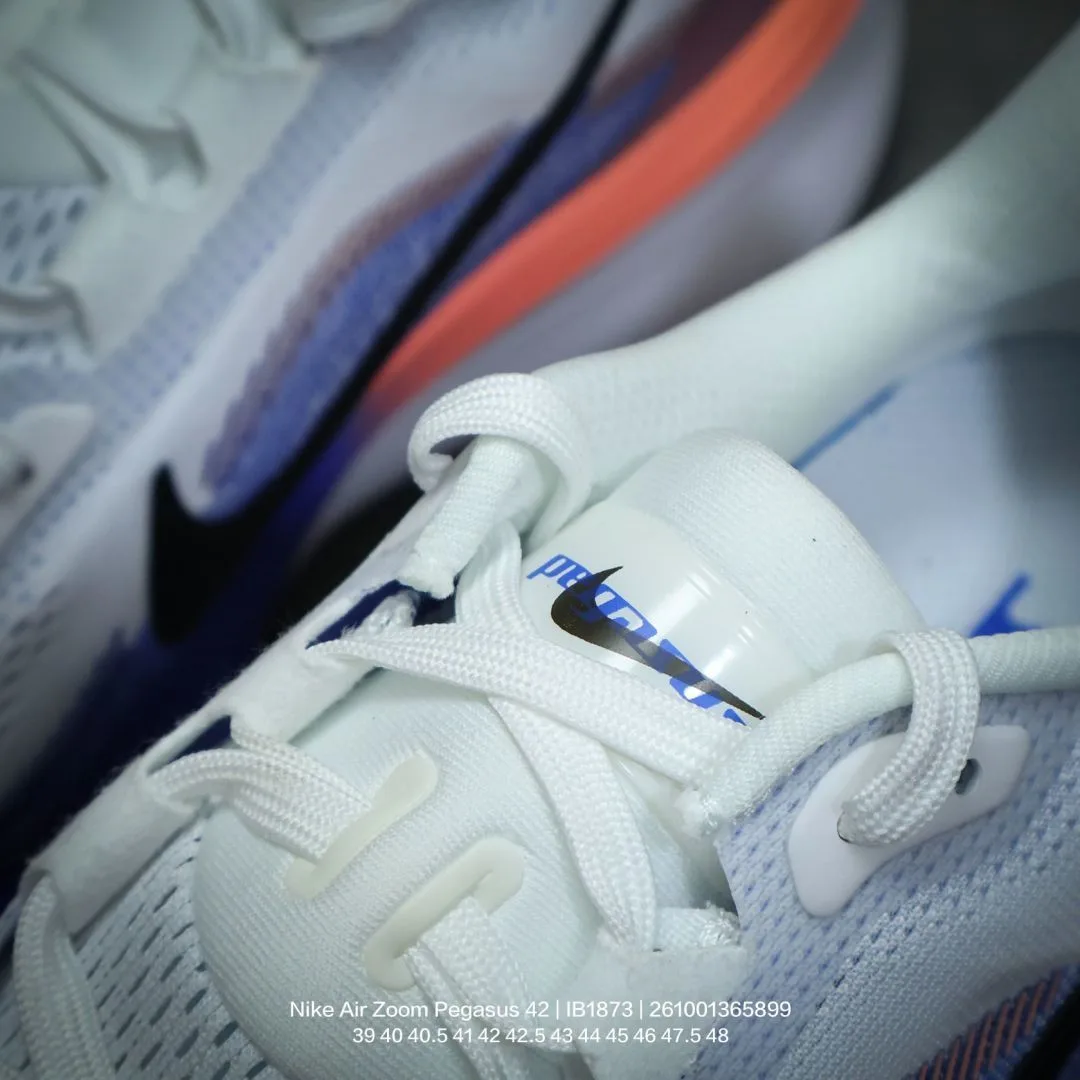 Nike Striped Sneakers in White · view 8