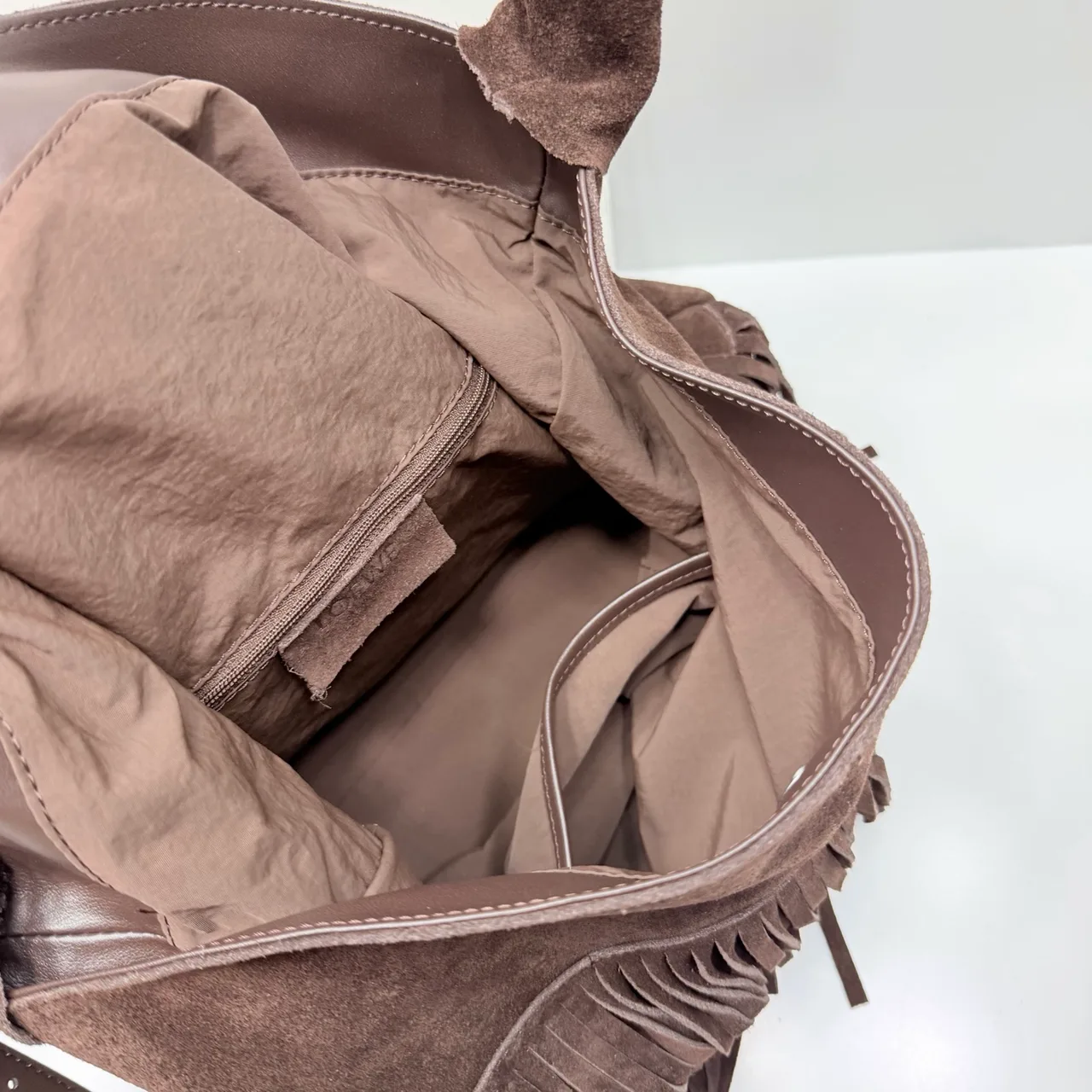 Loewe Smooth Hobo Bag in Brown · view 7