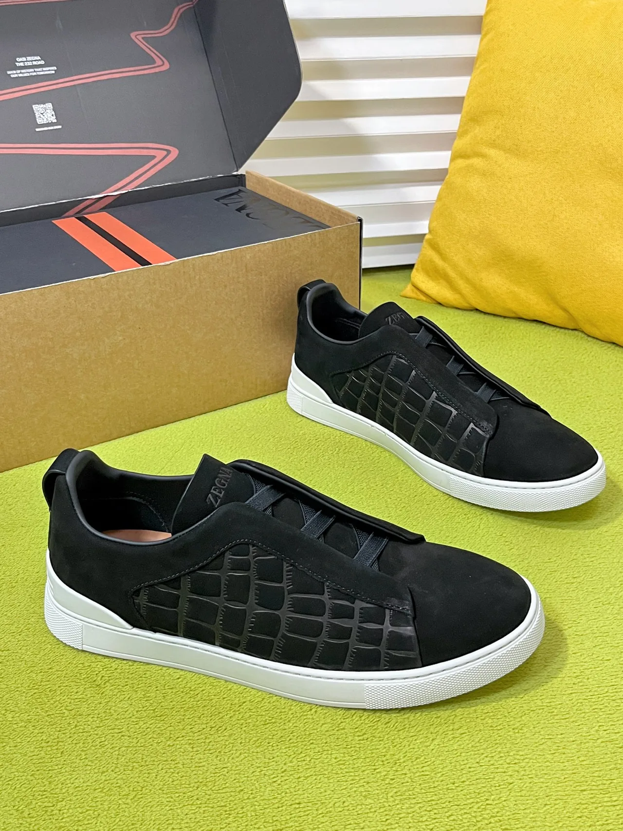 Zegna Sneakers in Black · view 1