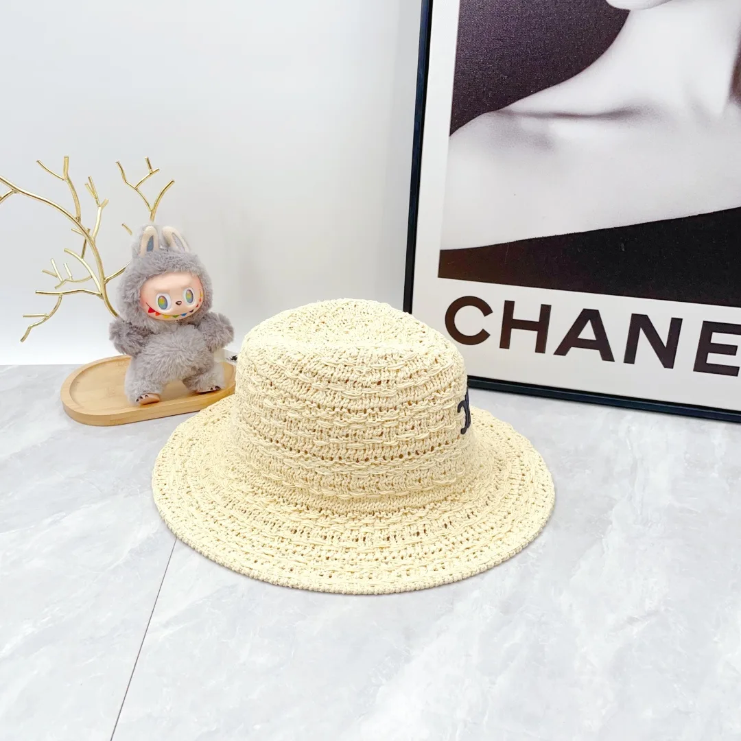 Celine Embroidered Bucket Hat in Beige · view 7