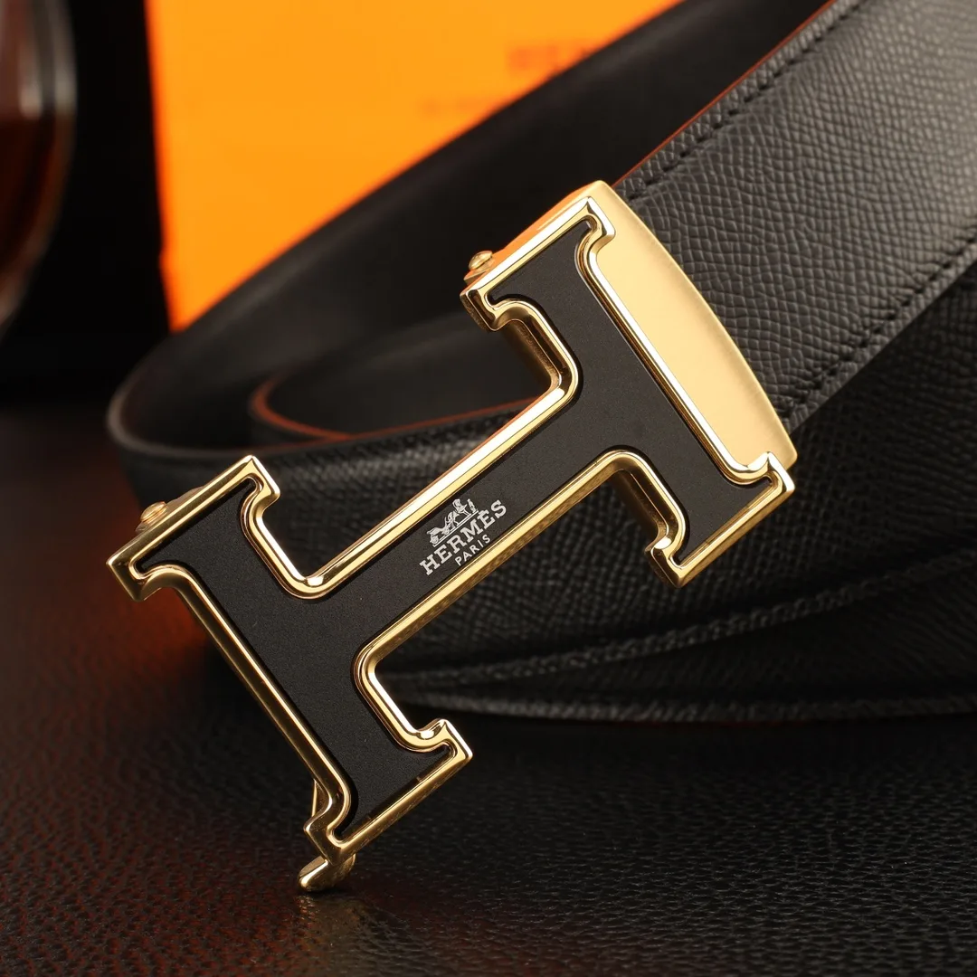Hermes H Automatic Belt in Black · view 7