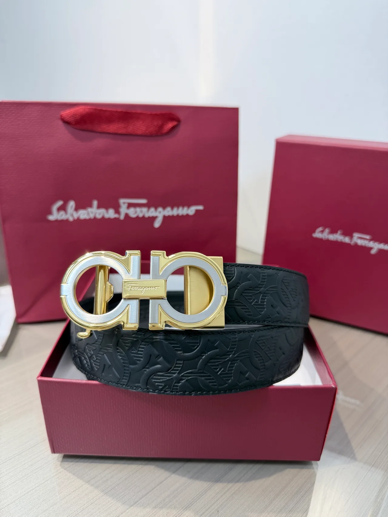 Ferragamo Belt in Black · view 2
