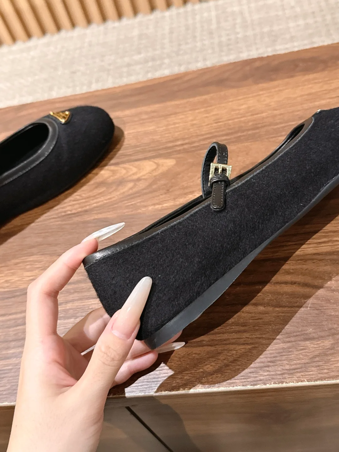 Prada Flats in Black · view 6