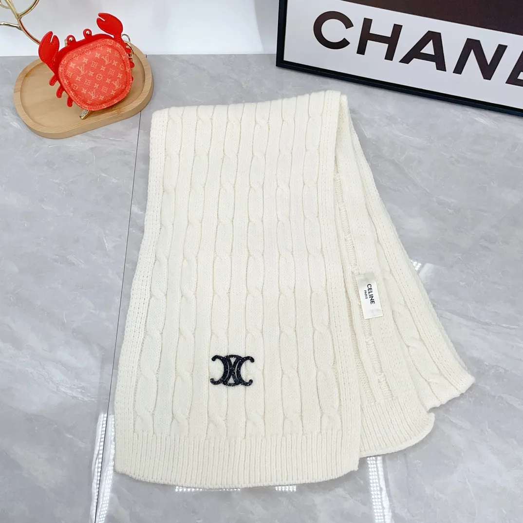Celine Hat Scarf and Gloves Set in White · view 3