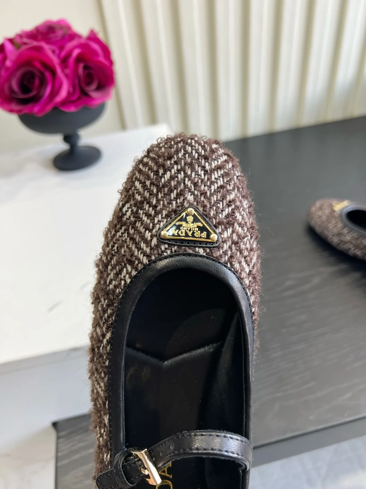 Prada Flats in Brown · view 7