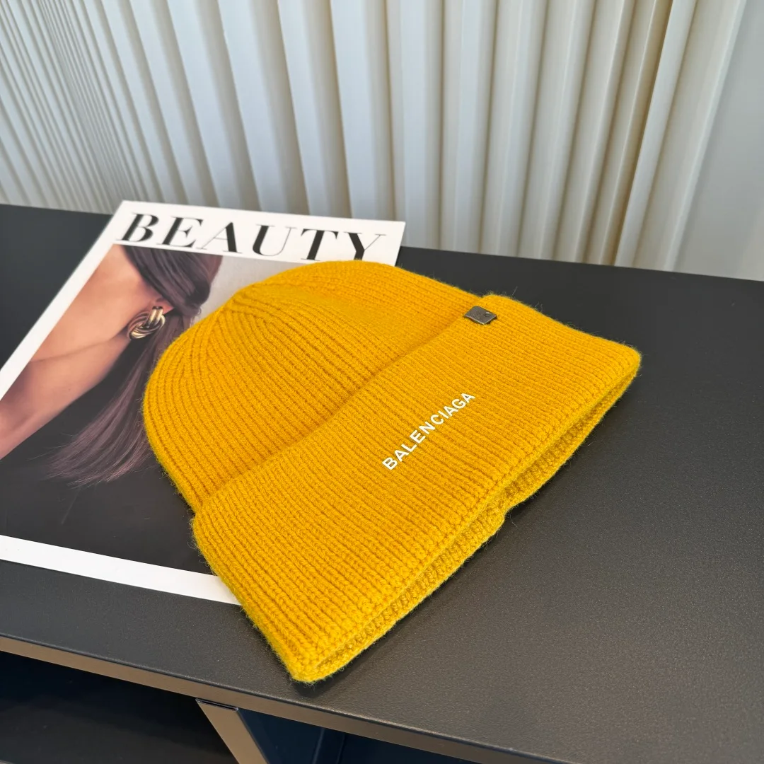 Balenciaga Beanie in Yellow · view 1