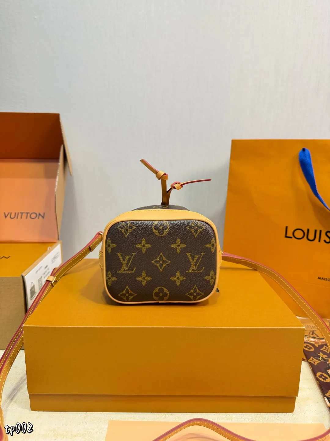 Louis Vuitton Nano Noe Bucket Bag in Brown · view 5