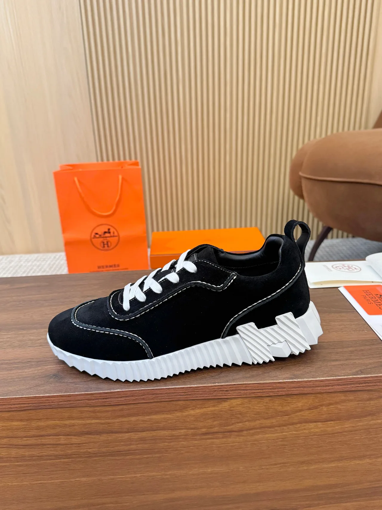 Hermes Sneakers in Black · view 1