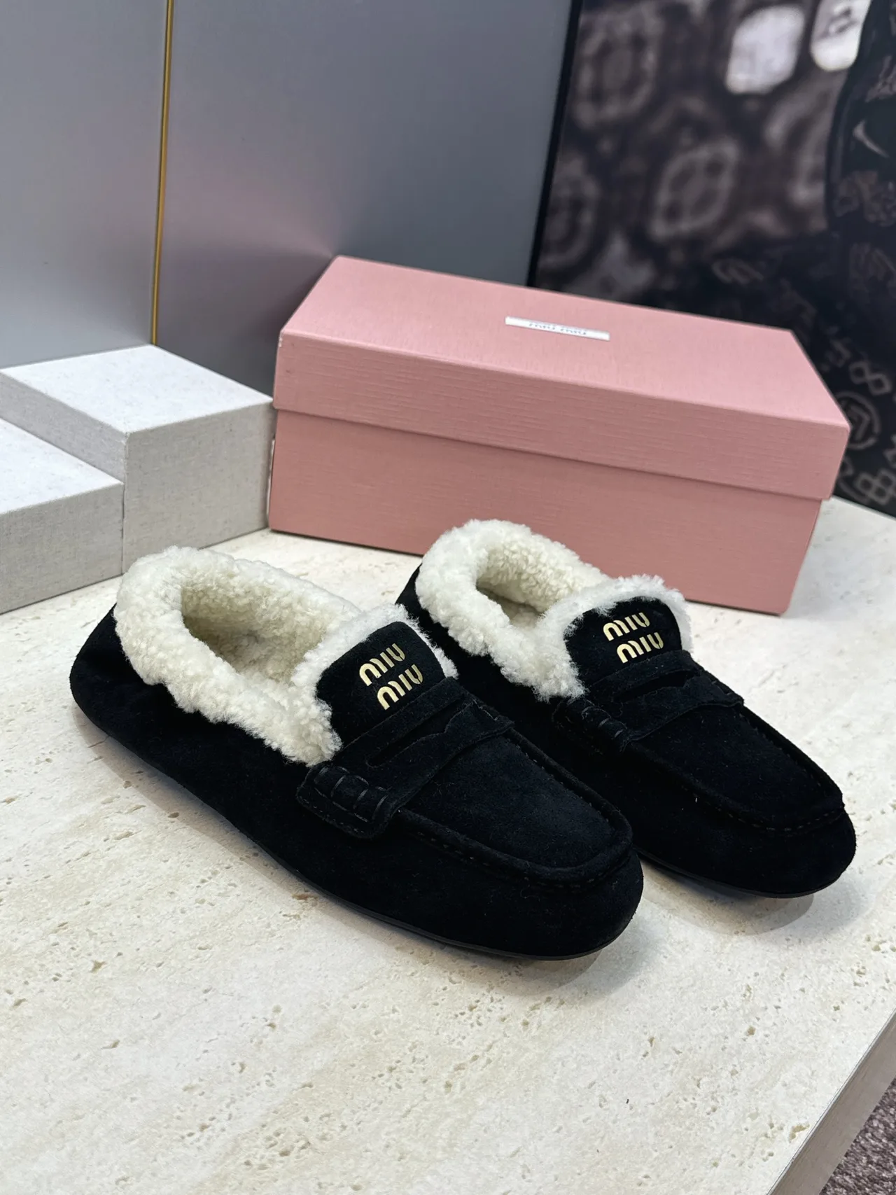Miu Miu Slippers in Black · view 1