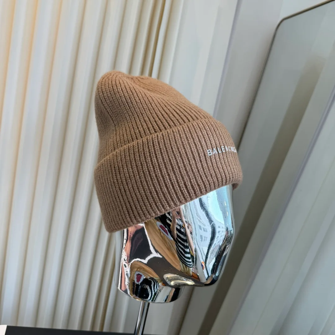 Balenciaga Beanie in Tan · view 2