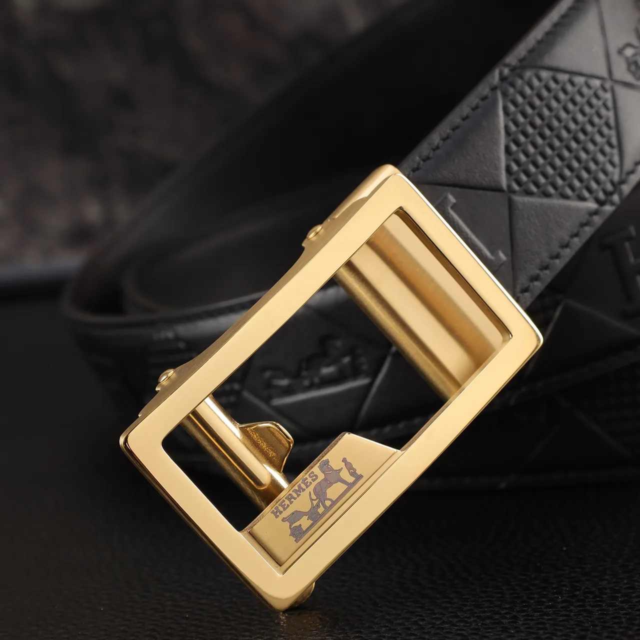 Hermes Automatic Belt in Black · view 7