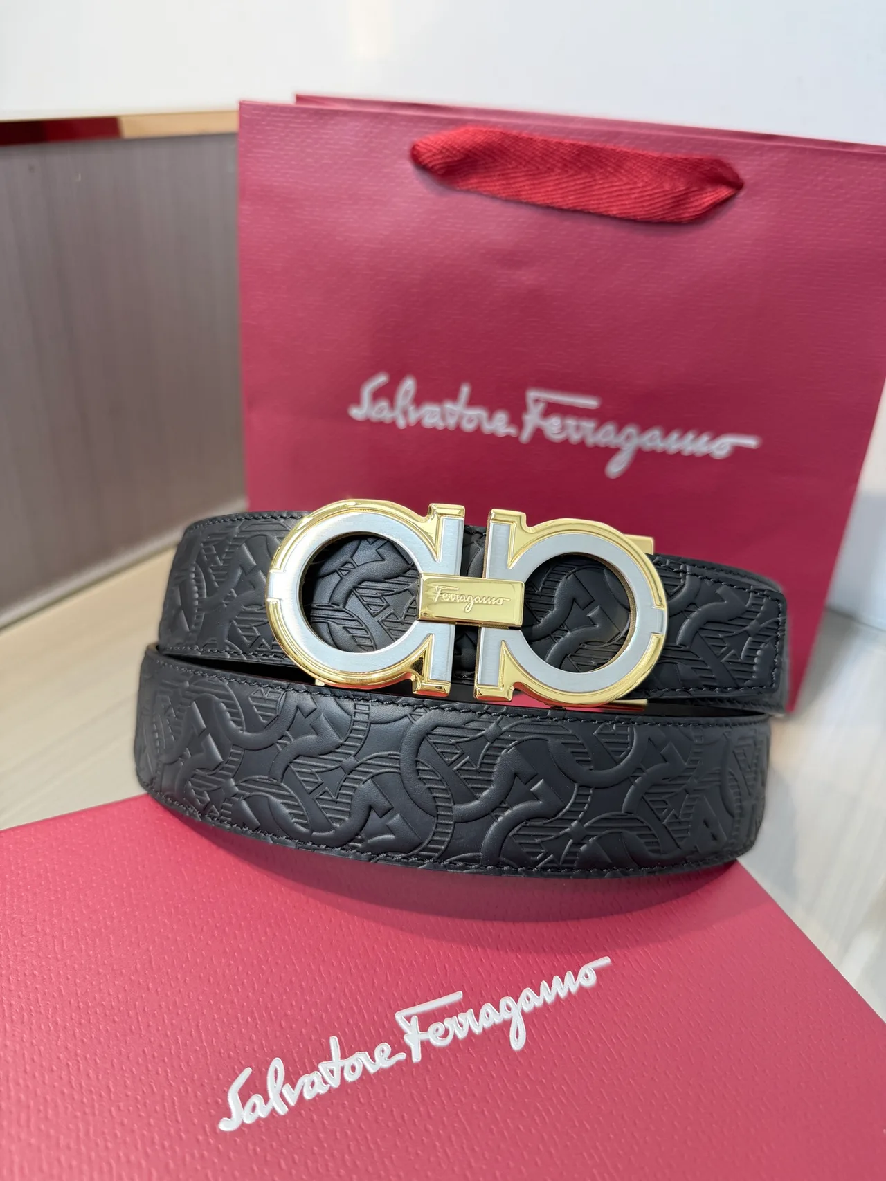 Ferragamo Belt in Black · view 1