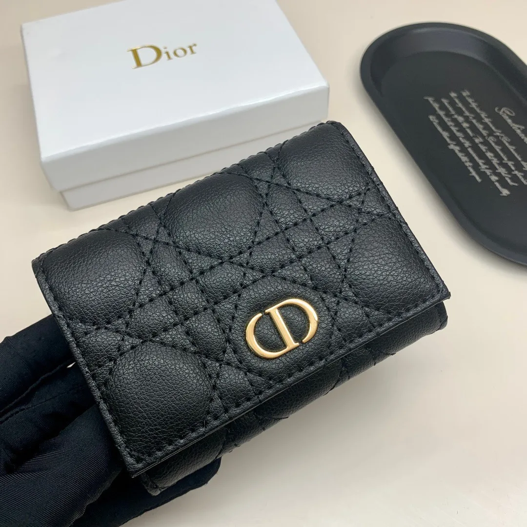Dior Flap Wallet in Black · view 1
