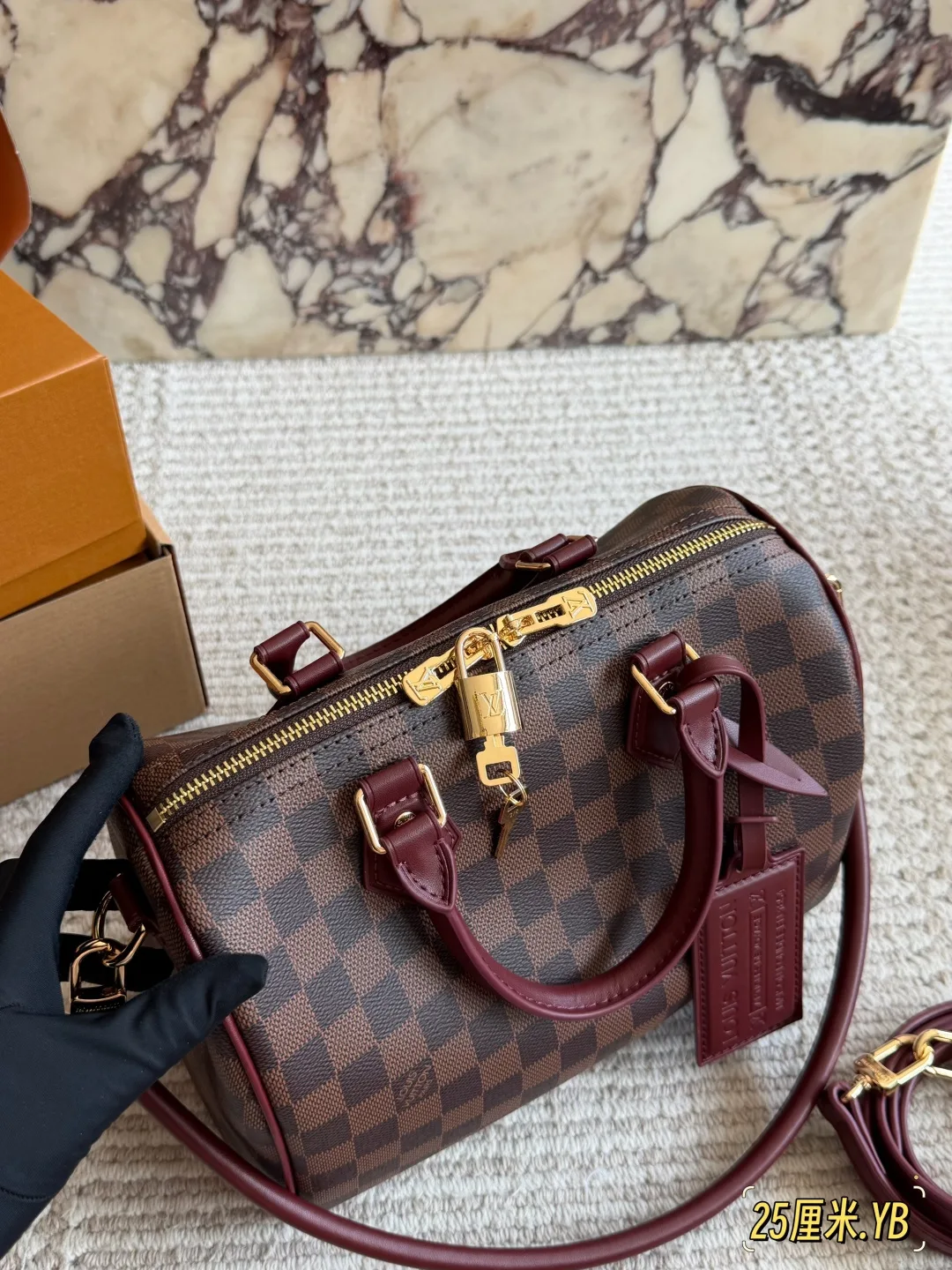Louis Vuitton Speedy 30 Pillow Handbag in Brown · view 2
