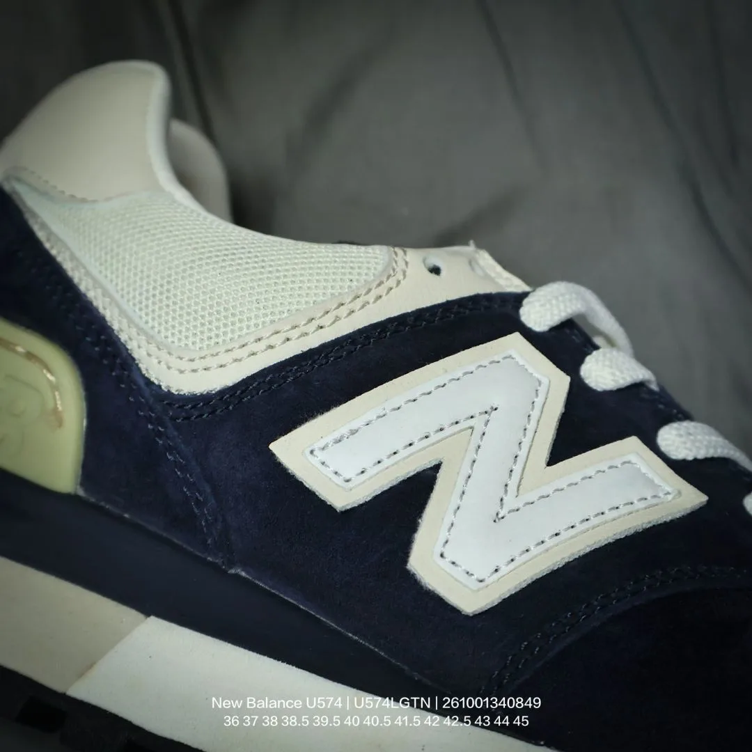 New Balance Suede-Look Sneakers in Blue · view 7