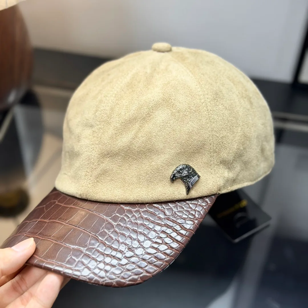 Stefano Ricci Panel-Bill Baseball Cap in Beige & Blue & Green & Grey & Brown · view 5