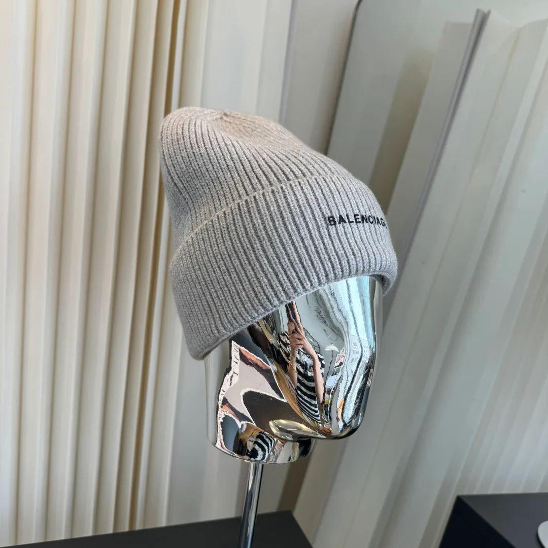 Balenciaga Beanie in Grey · view 2