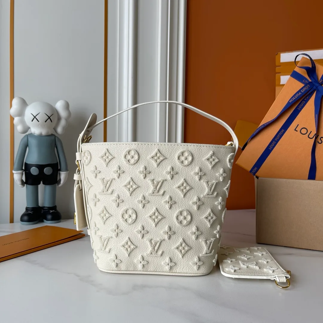 Louis Vuitton Cowhide All In BB Bag in Cream · view 2