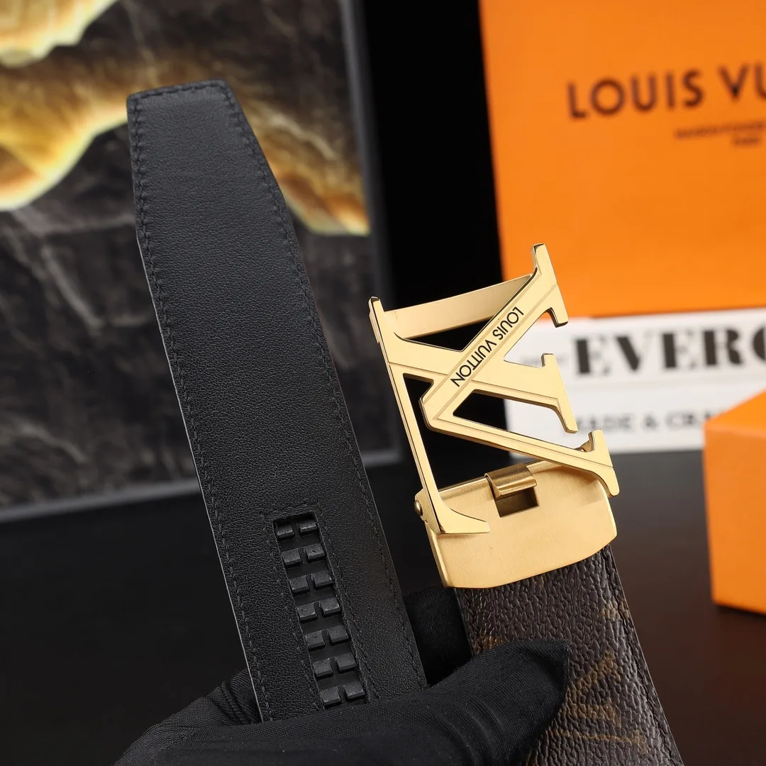 Louis Vuitton Belt in Brown & Black · view 6