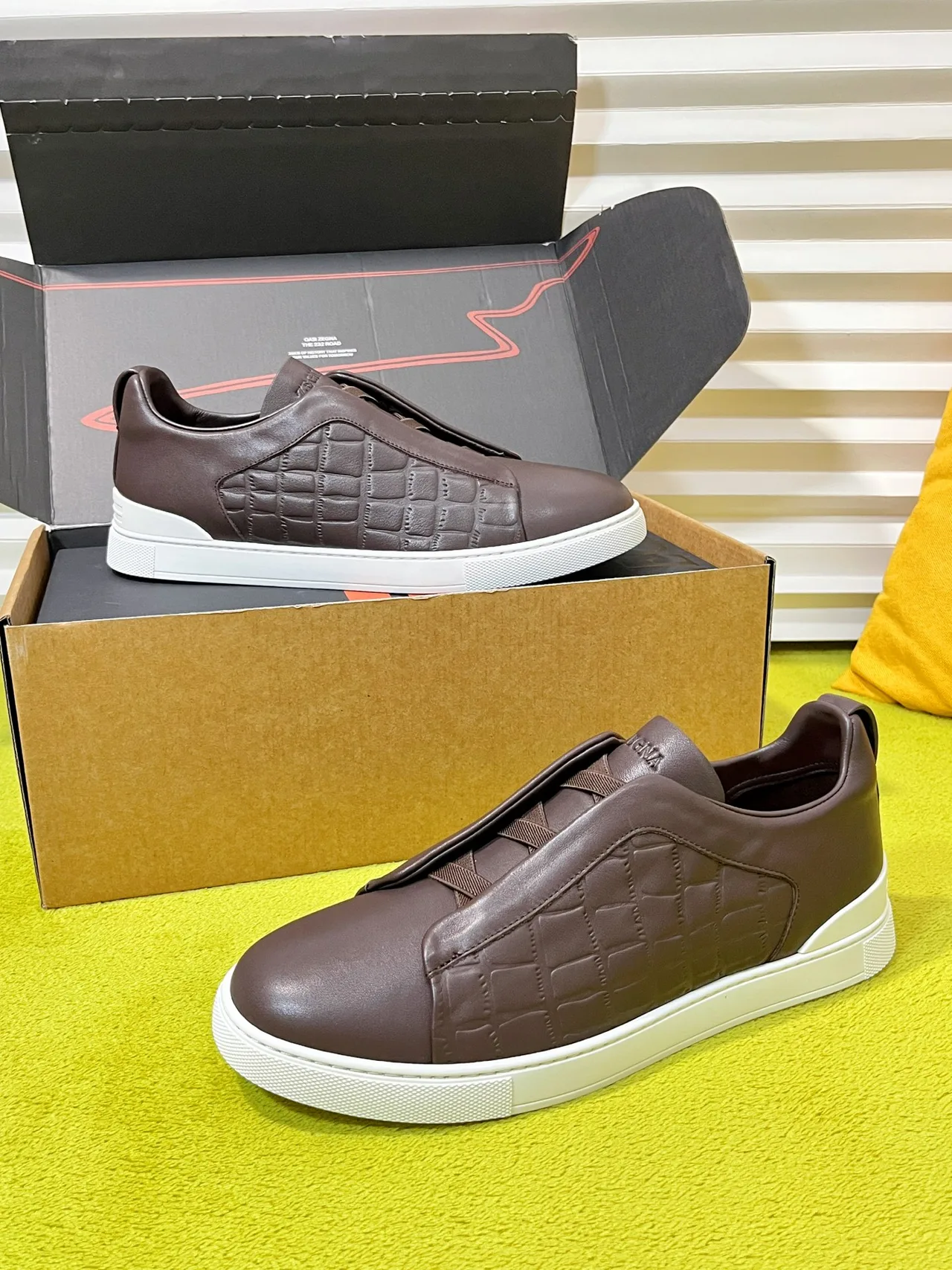 Zegna Sneakers in Brown · view 4