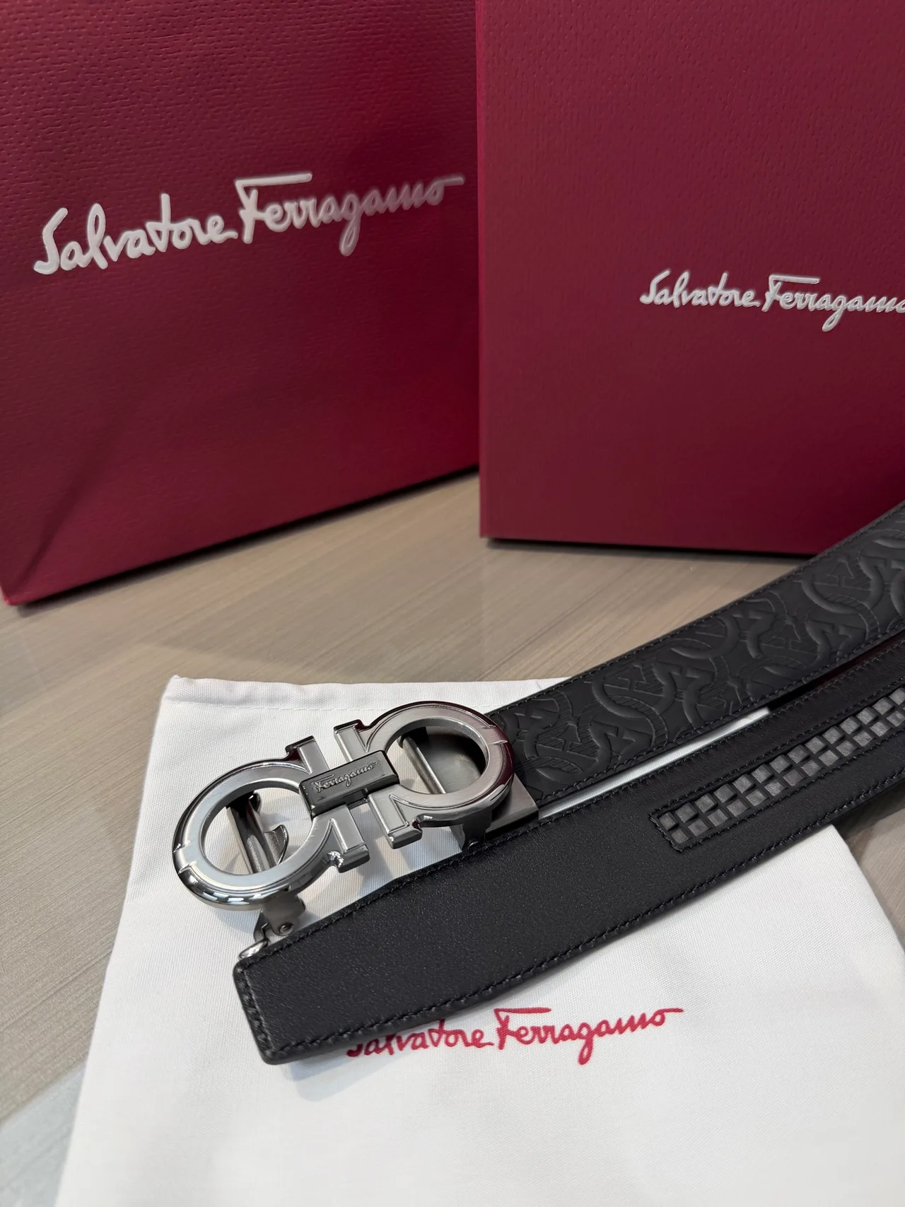 Ferragamo Belt in Black · view 6