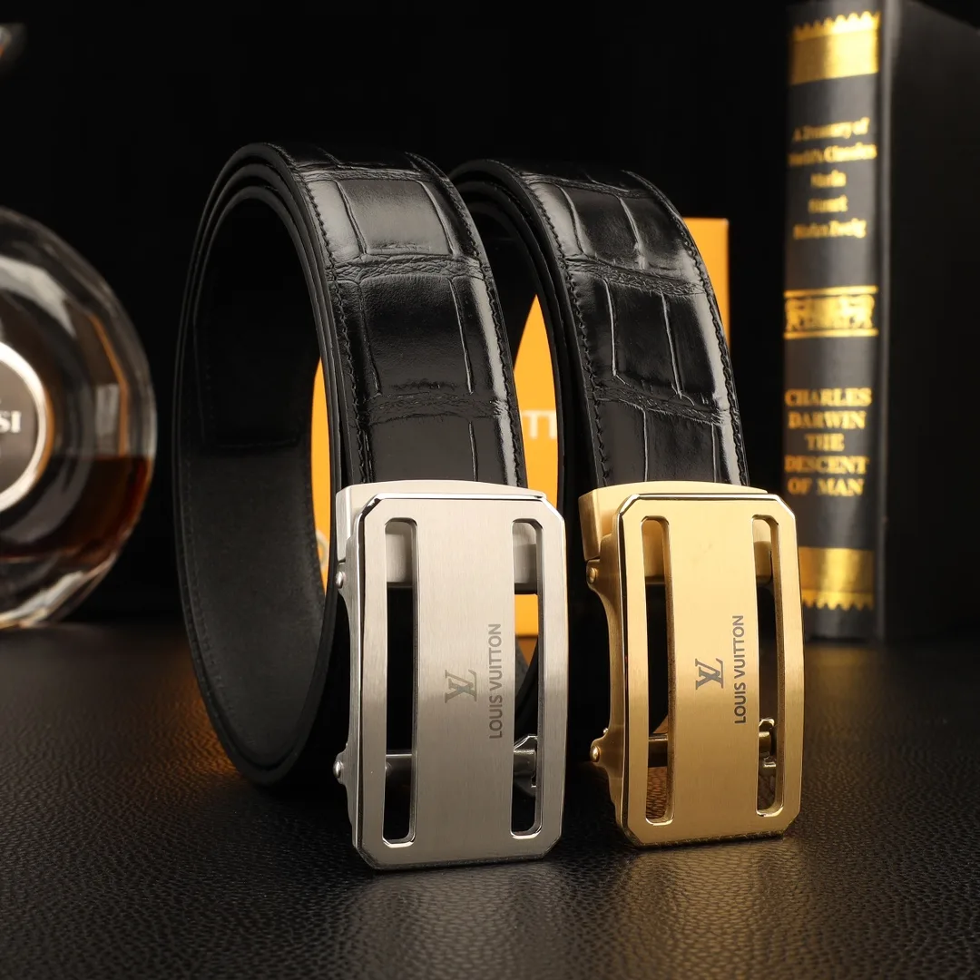 Louis Vuitton Automatic Belt in Black · view 8