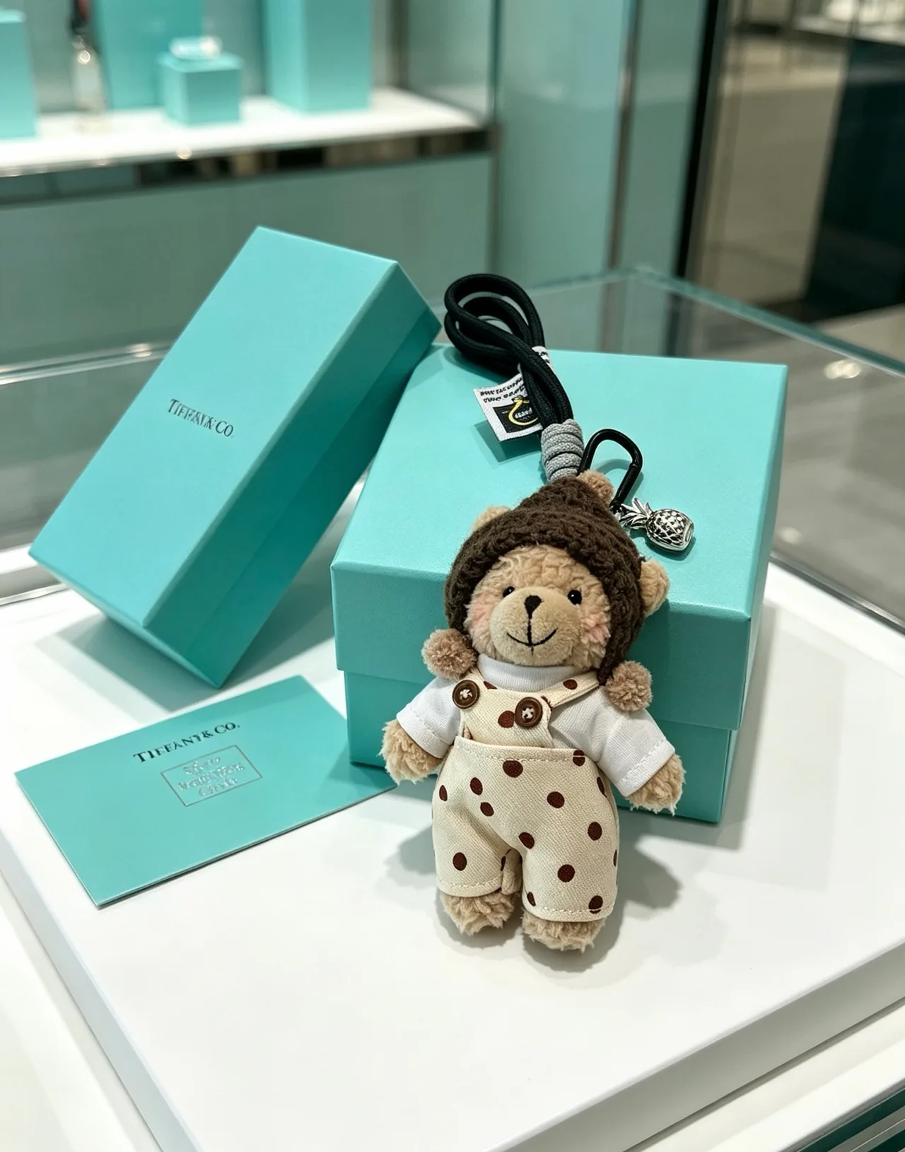 Tiffany & Co. Bear Keychain in Beige · view 5