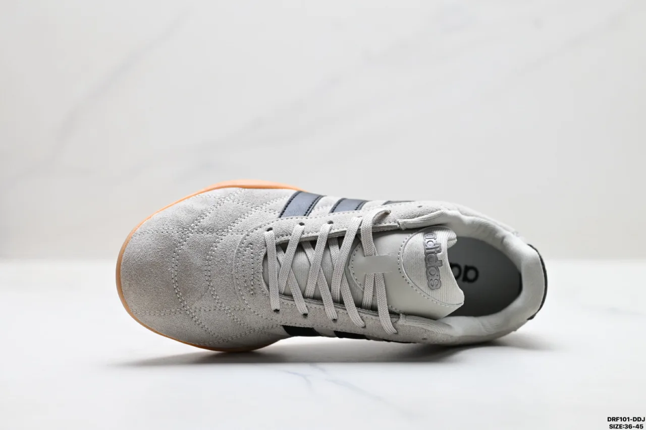 Adidas Striped Sneakers in Grey · view 6