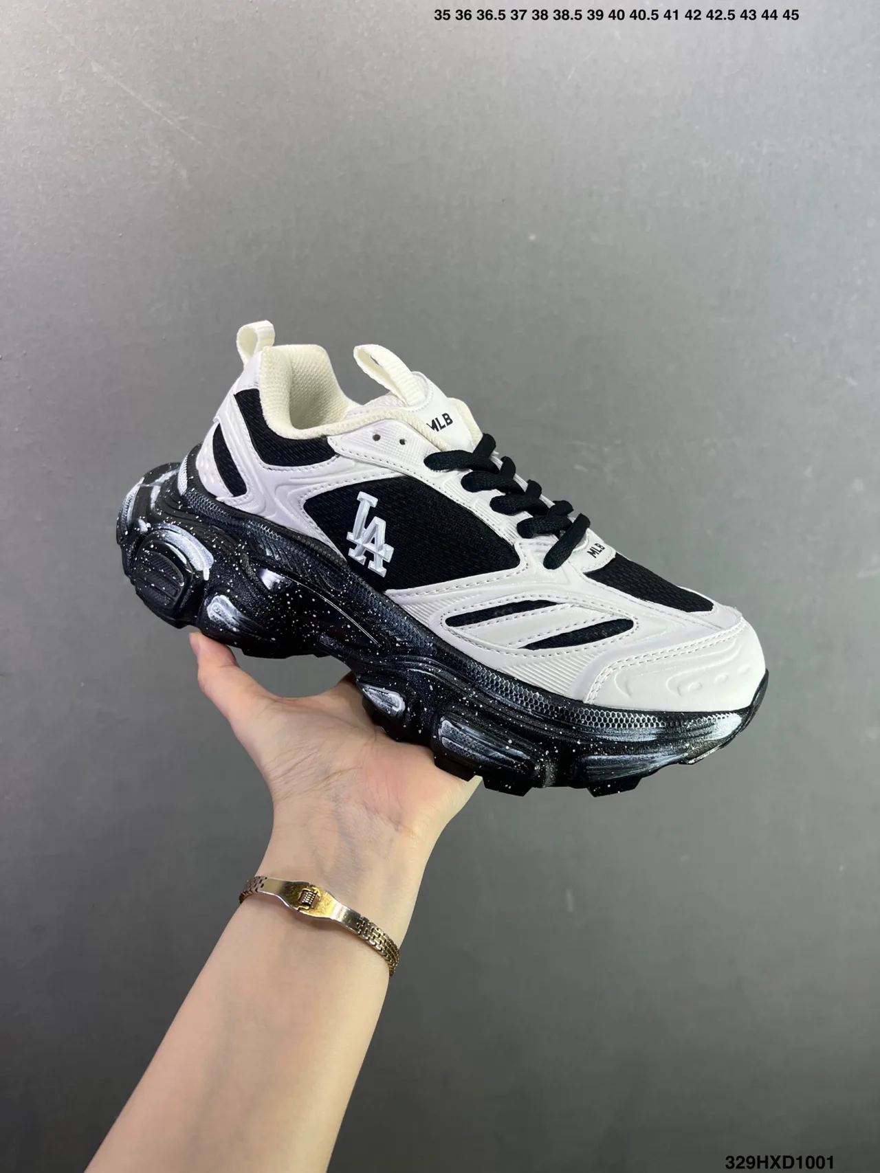 MLB LA Chunky Sneakers in White · view 2