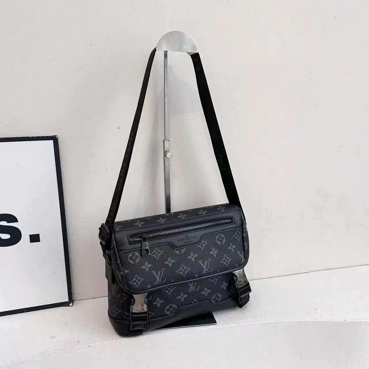Louis Vuitton Monogram Messenger Bag in Black & Brown · view 1