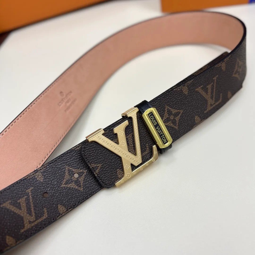 Louis Vuitton LV Monogram Belt in Brown · view 5